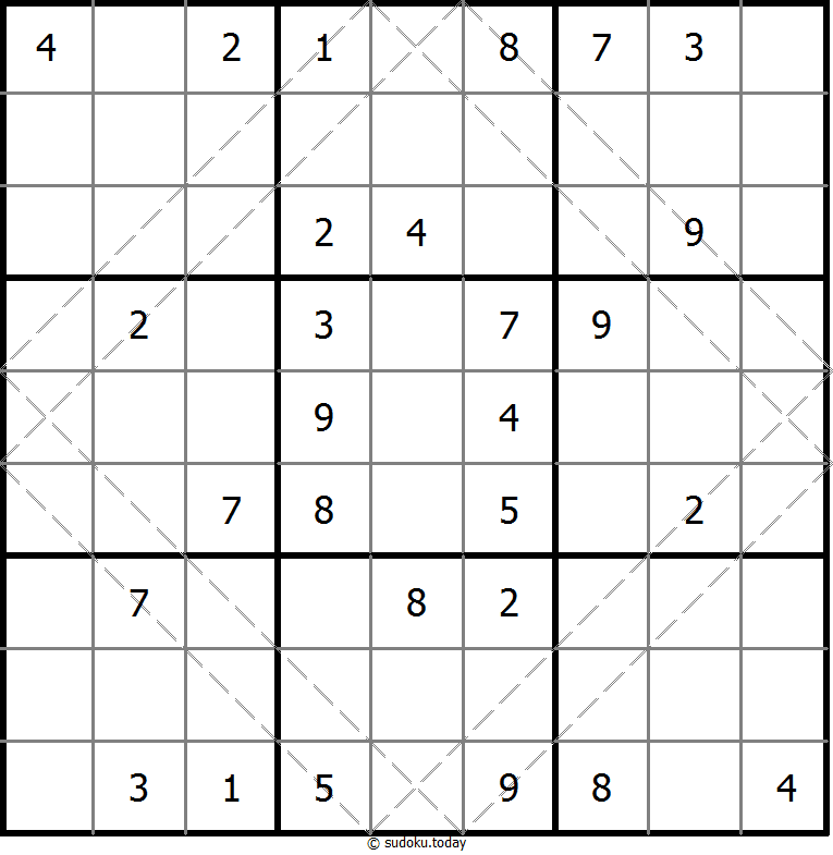 다중 대각선 수독 #10537