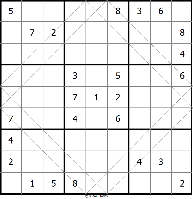 Multi Diagonal Sudoku 7-February-2021