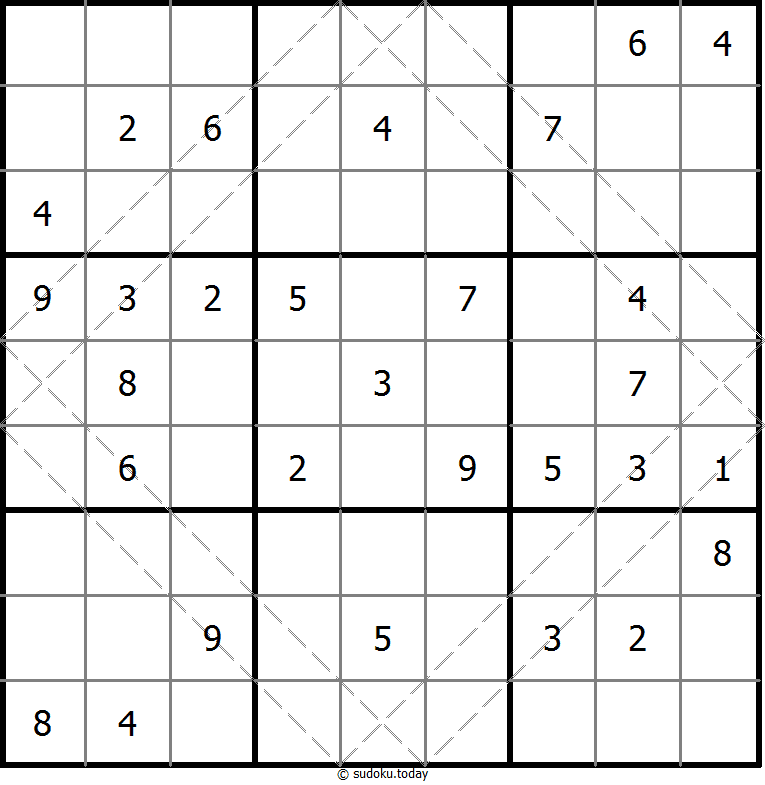 Multi Diagonal Sudoku 4-August-2020