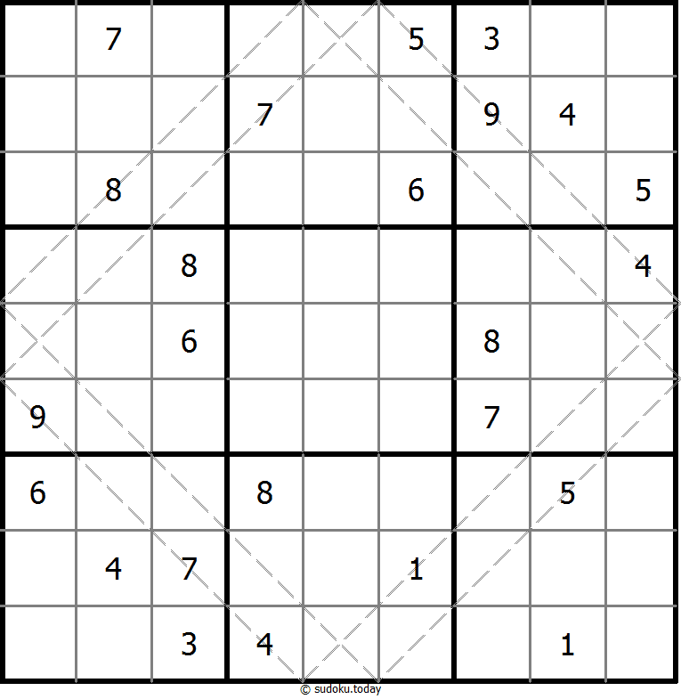 Multi Diagonal Sudoku