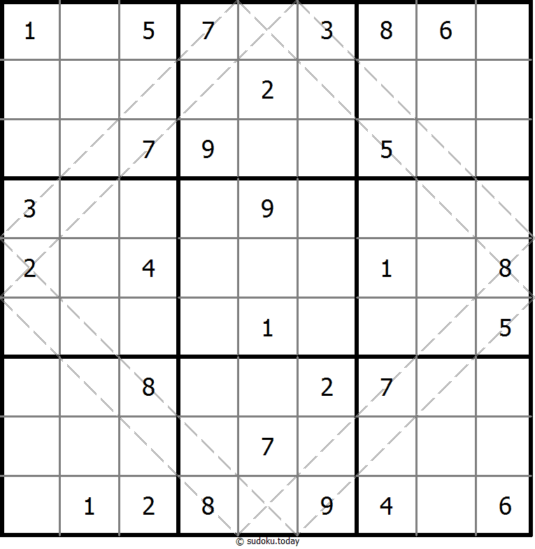 Multi Diagonal Sudoku