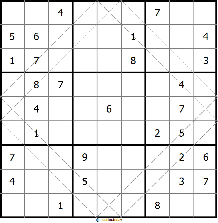 Multi Diagonal Sudoku 27-January-2021