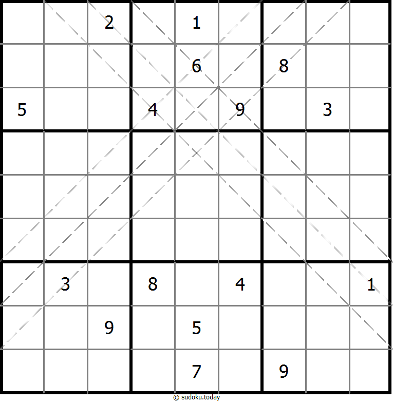 Multi Diagonal Sudoku 10-April-2025