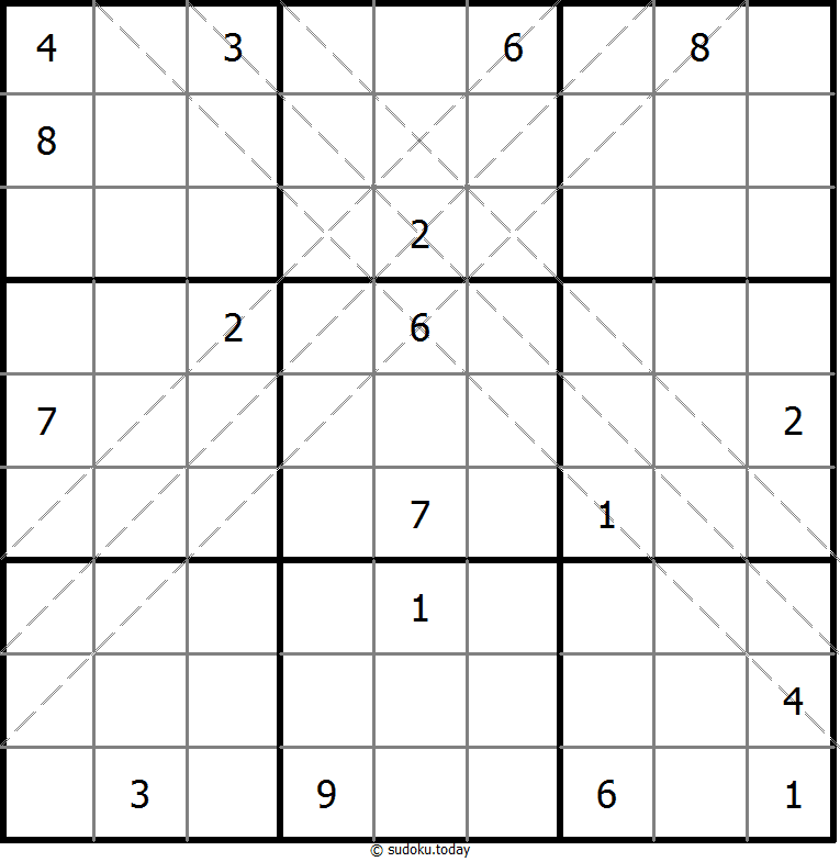 Multi Diagonal Sudoku