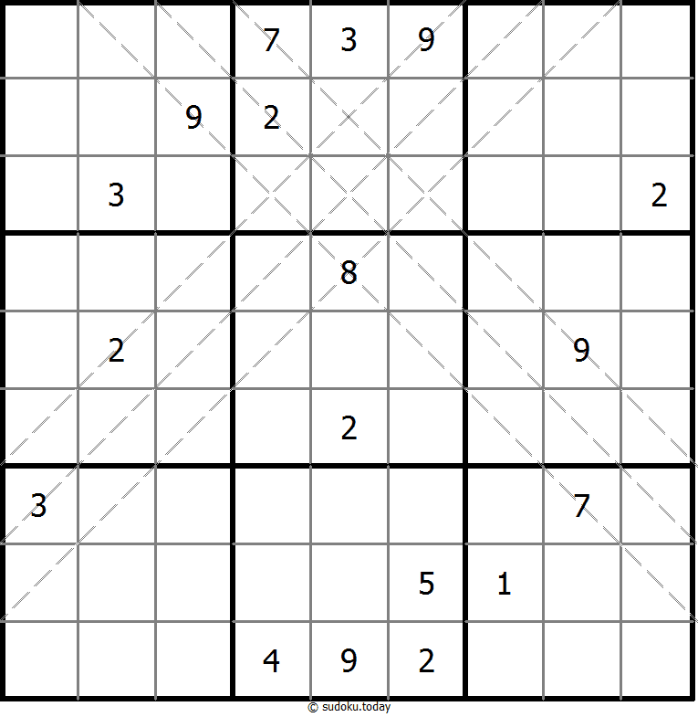 Multi Diagonal Sudoku