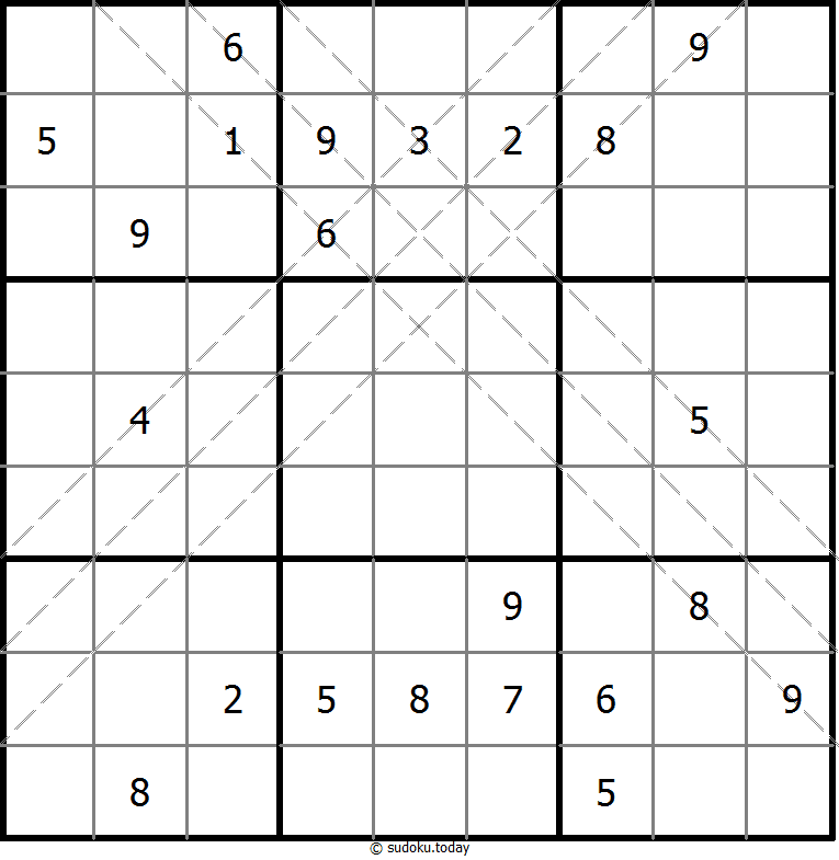 Multi Diagonal Sudoku
