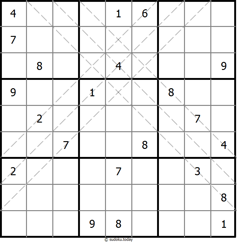 Multi Diagonal Sudoku