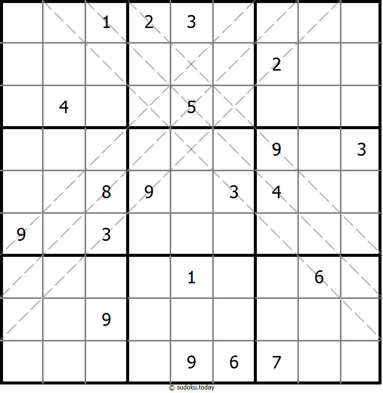 Multi Diagonal Sudoku 6-August-2020
