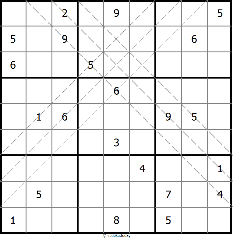 Multi Diagonal Sudoku
