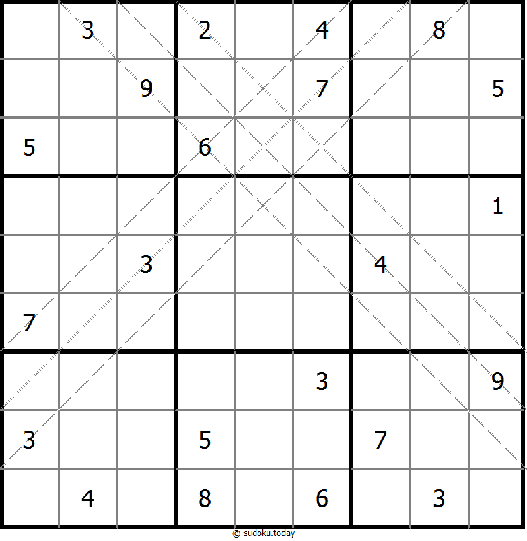 다중 대각선 수독 #10969