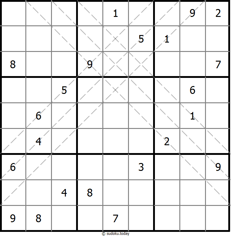 Multi Diagonal Sudoku