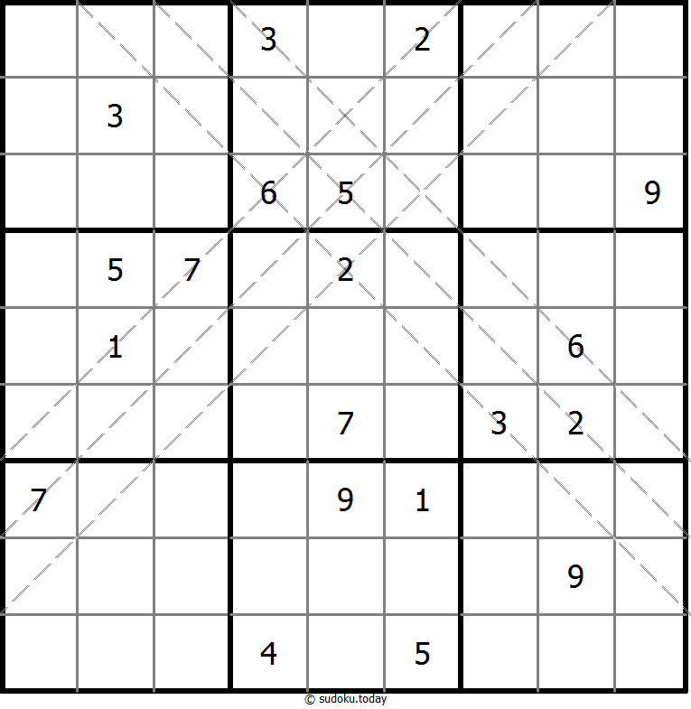 Multi Diagonal Sudoku