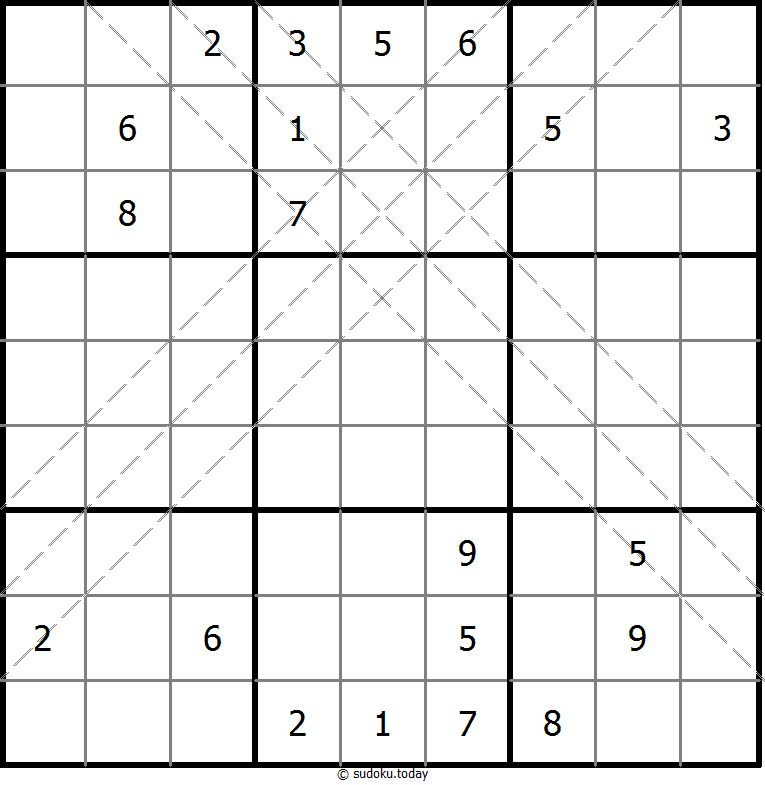 Multi Diagonal Sudoku