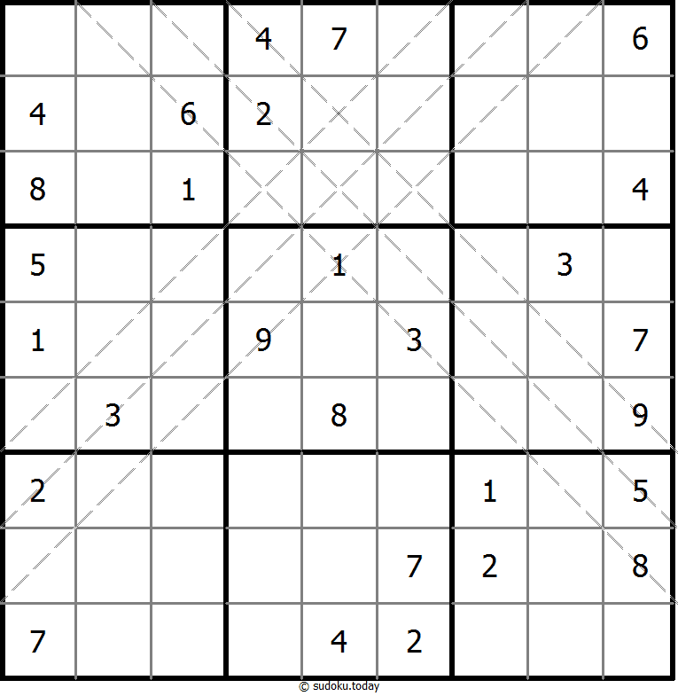 Multi Diagonal Sudoku