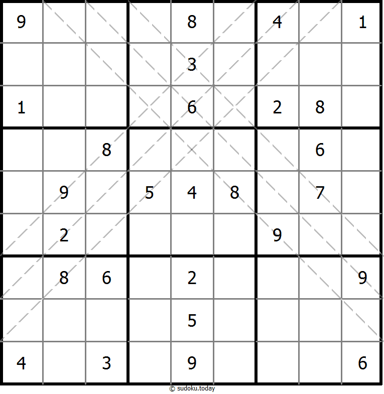 Multi Diagonal Sudoku