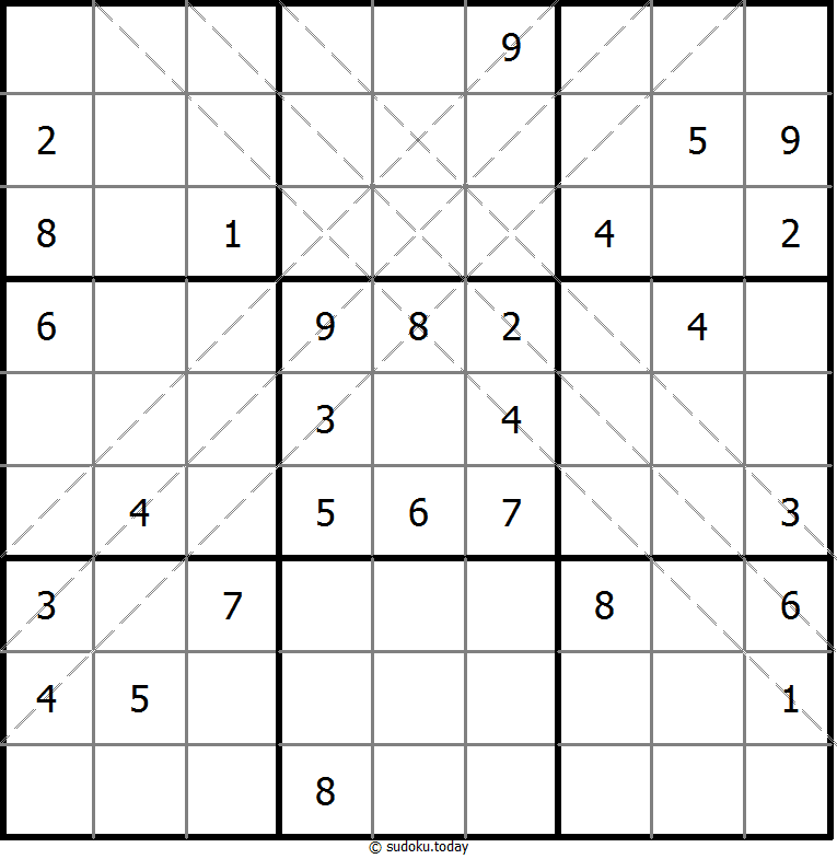 Multi Diagonal Sudoku