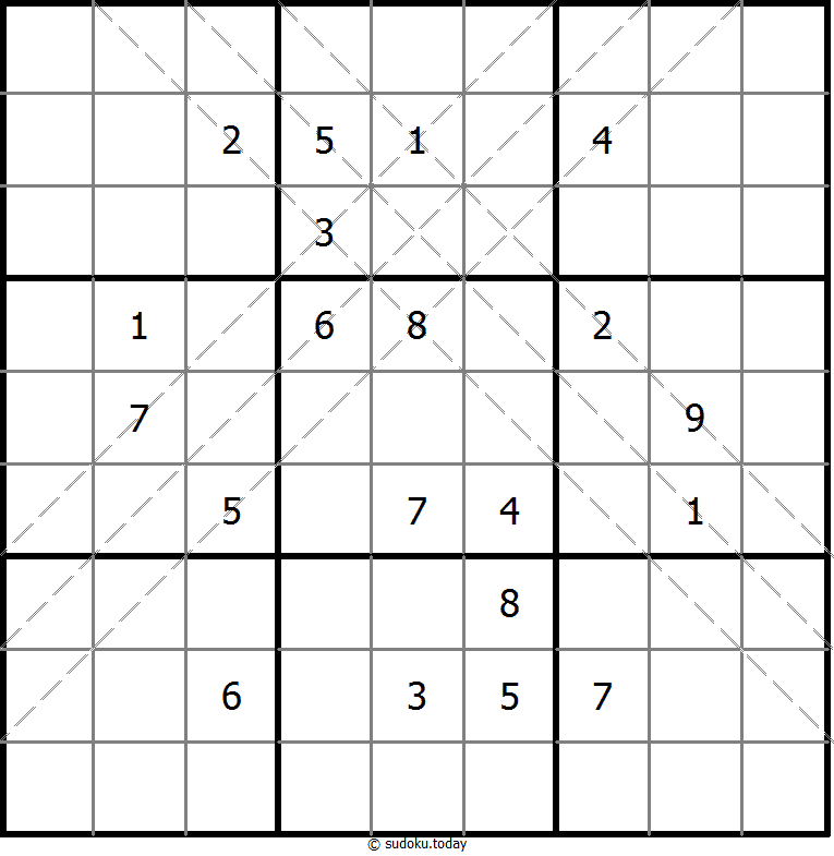 Multi Diagonal Sudoku