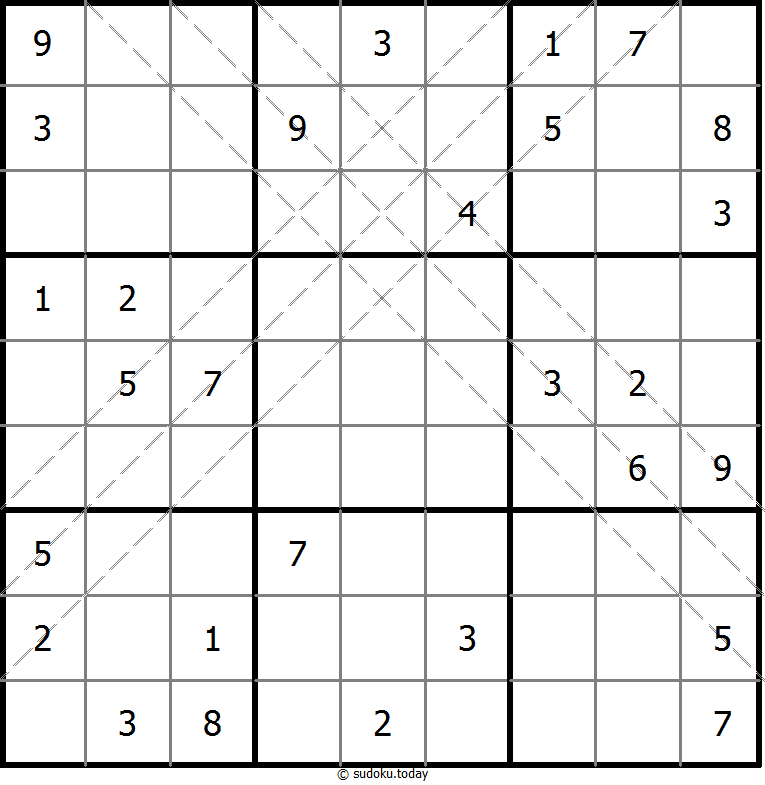 Multi Diagonal Sudoku
