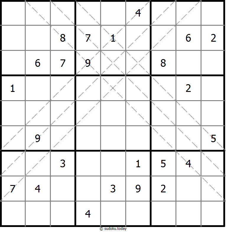 Multi Diagonal Sudoku