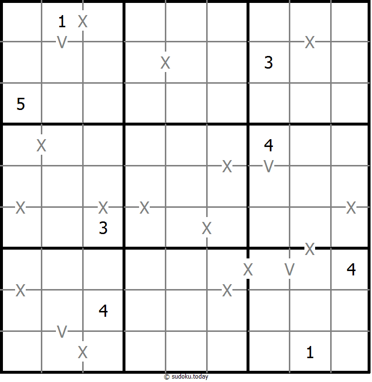 XV Sudoku 1-August-2020